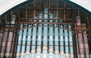 Organ Case Detail. Enlargement 2, Three pictures (Total = 1.4 mb)
